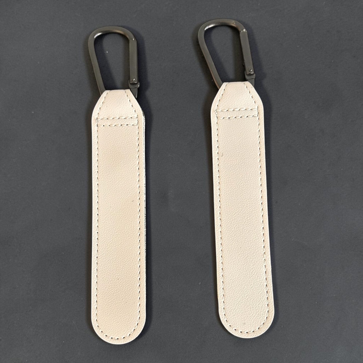 Leather Stroller Hooks – Universal Bag Clips for Prams & Pushchairs (Set of 2)