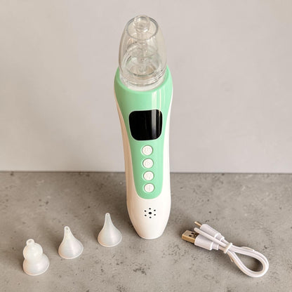 Electric Baby Nasal Aspirator – Gentle Nose Cleaner for Newborns & Infants