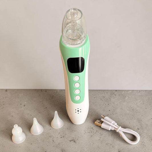 Electric Baby Nasal Aspirator – Gentle Nose Cleaner for Newborns & Infants
